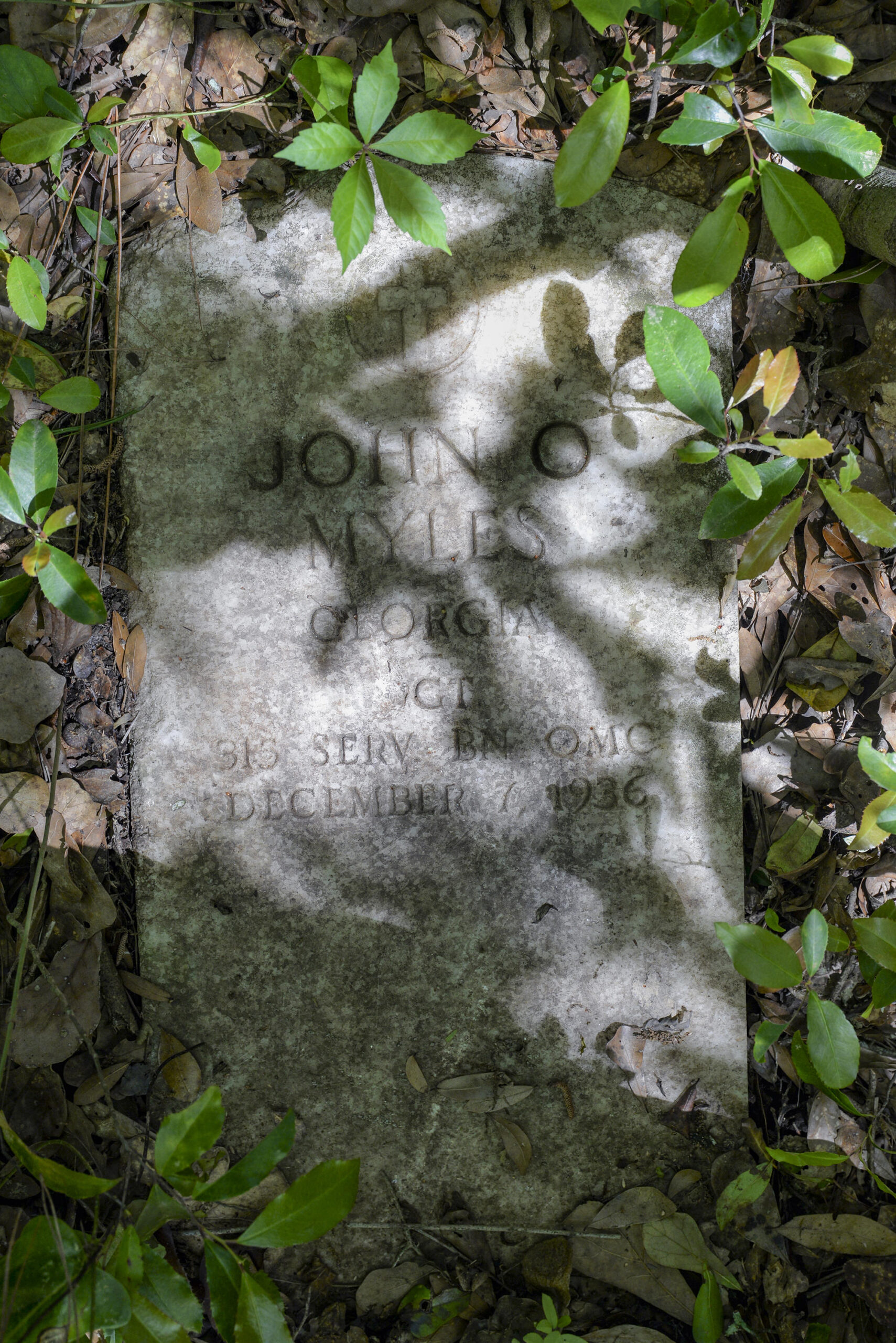John O Myles Gravemarker